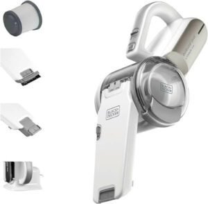 مكنسة كهربائية دوارة محمولة لاسلكية من بلاك+ديكر PV1420L-B5 - افضل مكنسة للسيارة