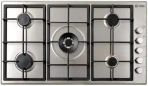 طباخ غاز جنرال سوبريم مدمج 90 سم 5 شعلات إيطاليا (افضل الافران السطحيه)