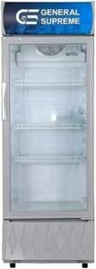 ثلاجة عرض جنرال سوبريم ذات الباب الواحد باللون الأبيض - افضل نوع ثلاجة باب واحد