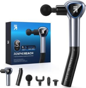 مسدس تدليك RENPHO بمقبض قابل للفصل (افضل مسدس مساج)