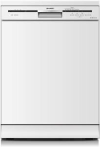 غسالة أطباق شارب، ١٢ مكانًا، ٦ برامج، QW-MB612K-WH3 (افضل غسالة اطباق)